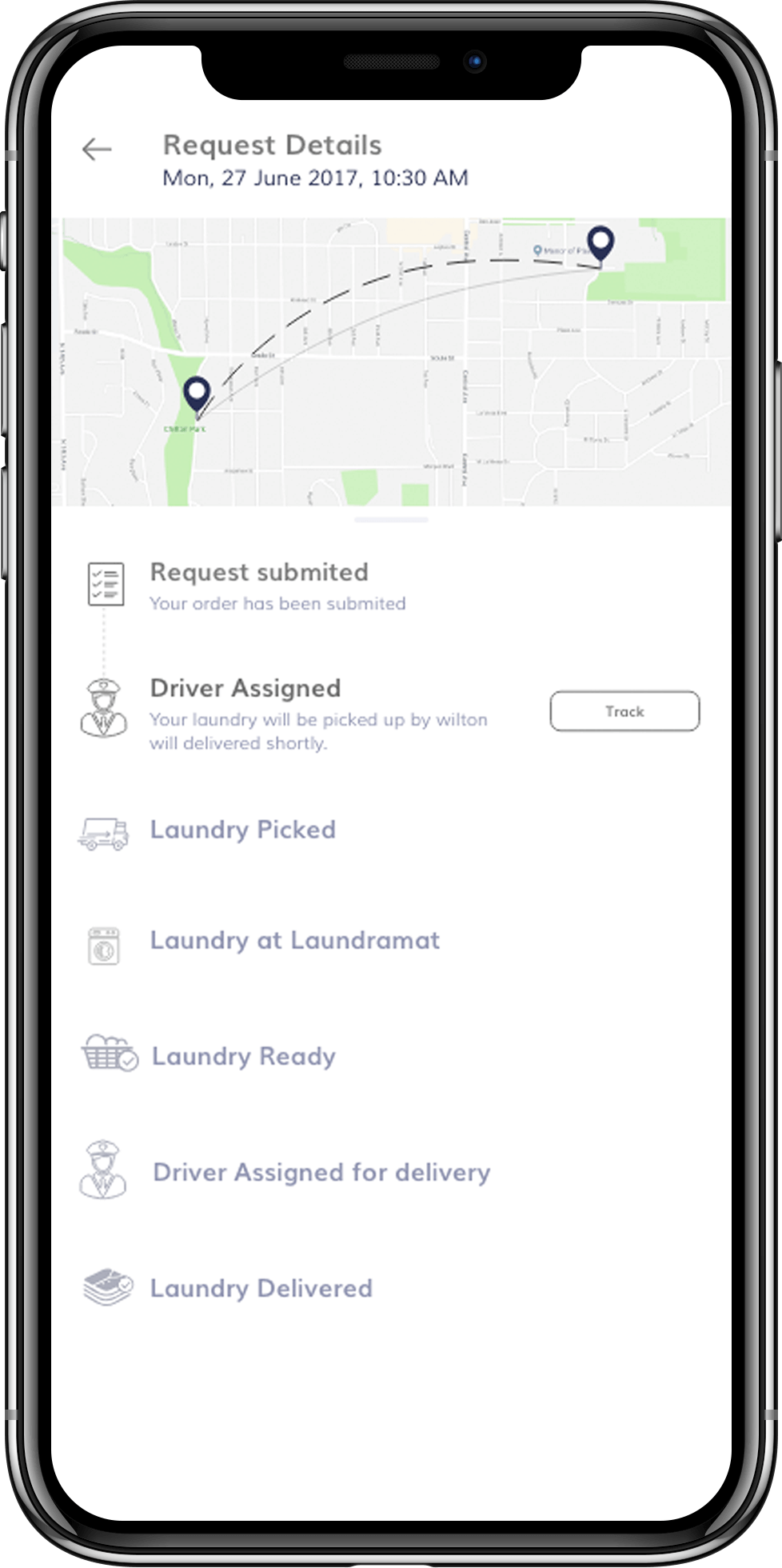 On demand laundry