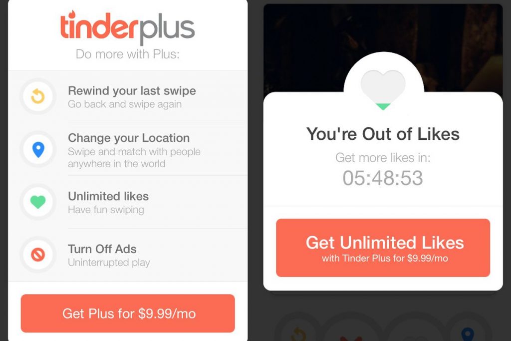 how does tinder make money - tinder plus