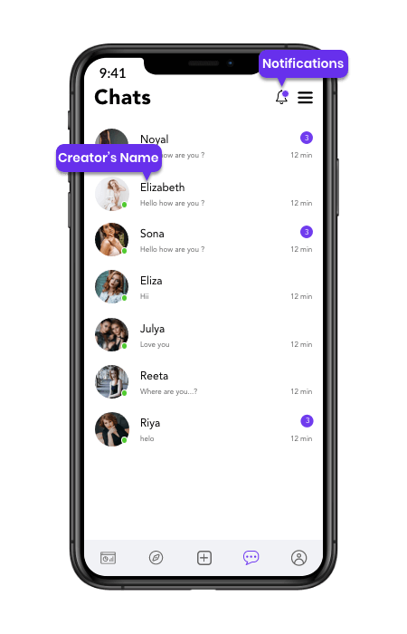 onlyfans clone mobile chats