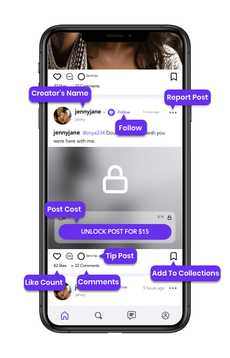 onlyfans clone mobile purchase post