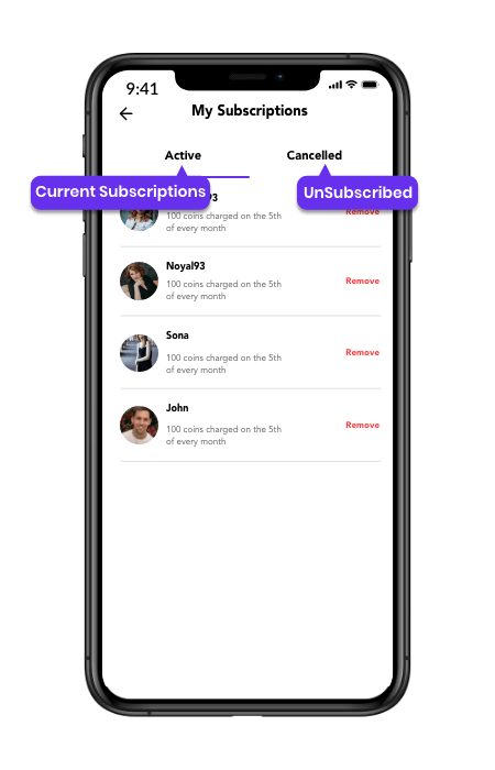 onlyfans clone mobile track subscriptions