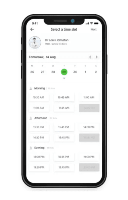Uber for doctors book a time slot