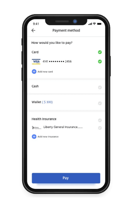 On demand health payment options